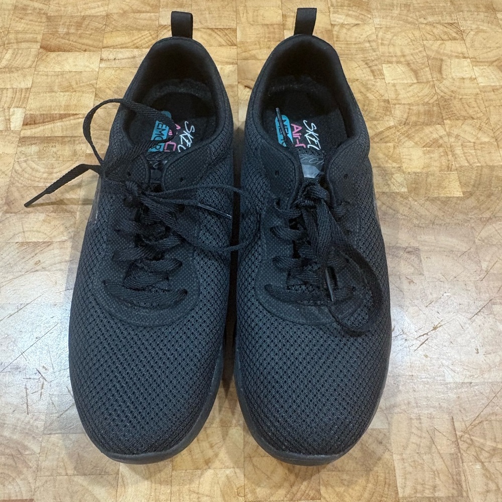 Skechers Black Slip-On Casual Athletic Sneakers